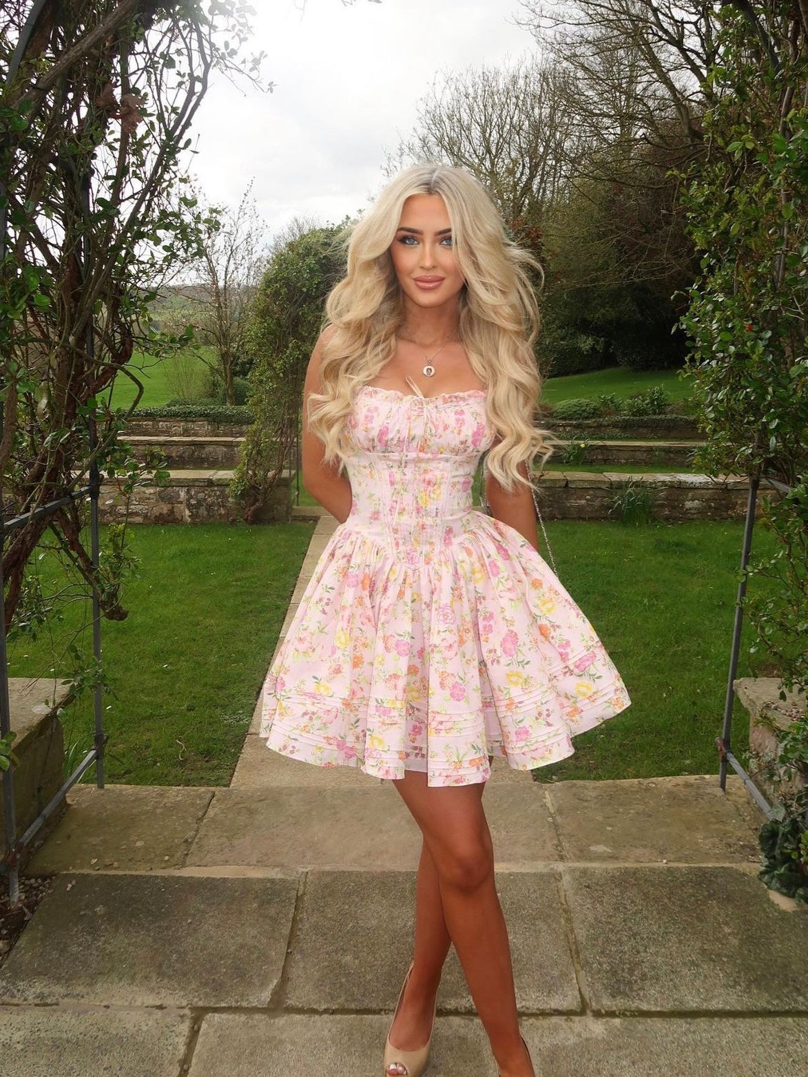 Dunya Floral Mini Dress