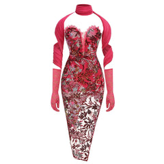 Makaylah Sequin Maxi Dress Set