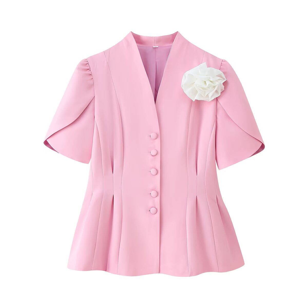Carley Floral Fitted Blazer