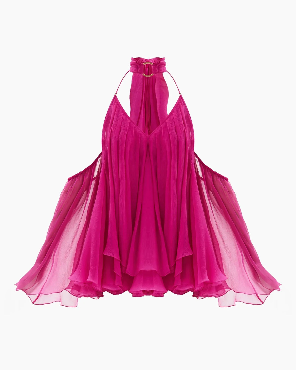 Linnea Backless Bell Sleeve Mini Dress
