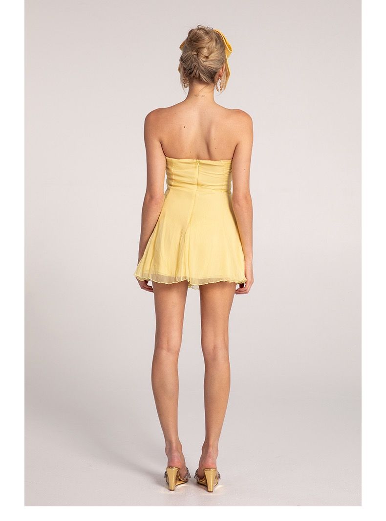 Aurelia Cut-Out Strapless Mini Dress