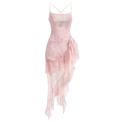 Lynden Backless Floral Maxi Dress