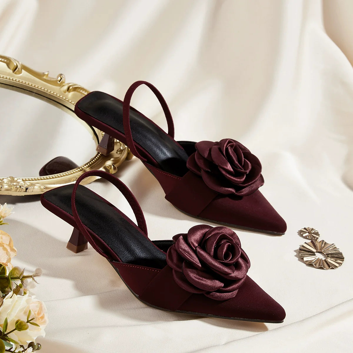 Jaxon Floral Stiletto Sandals