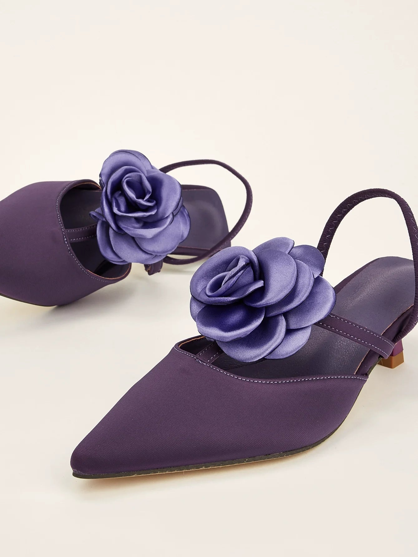 Navia Satin Stiletto Mules
