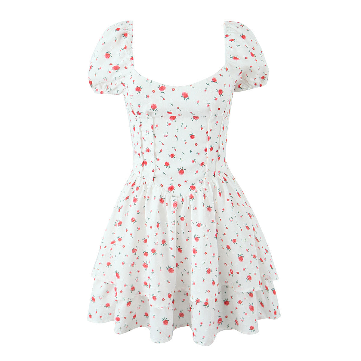 Camiyah Bubble Sleeve Midi Dress