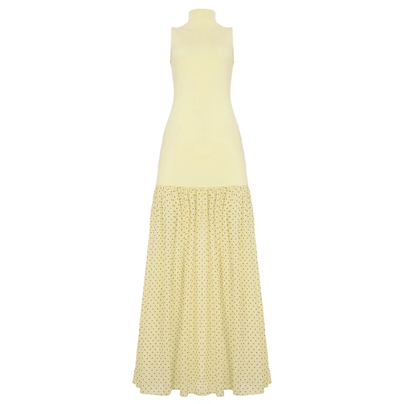 Adalee Polka Dot Mesh Dress