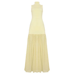 Adalee Polka Dot Mesh Dress