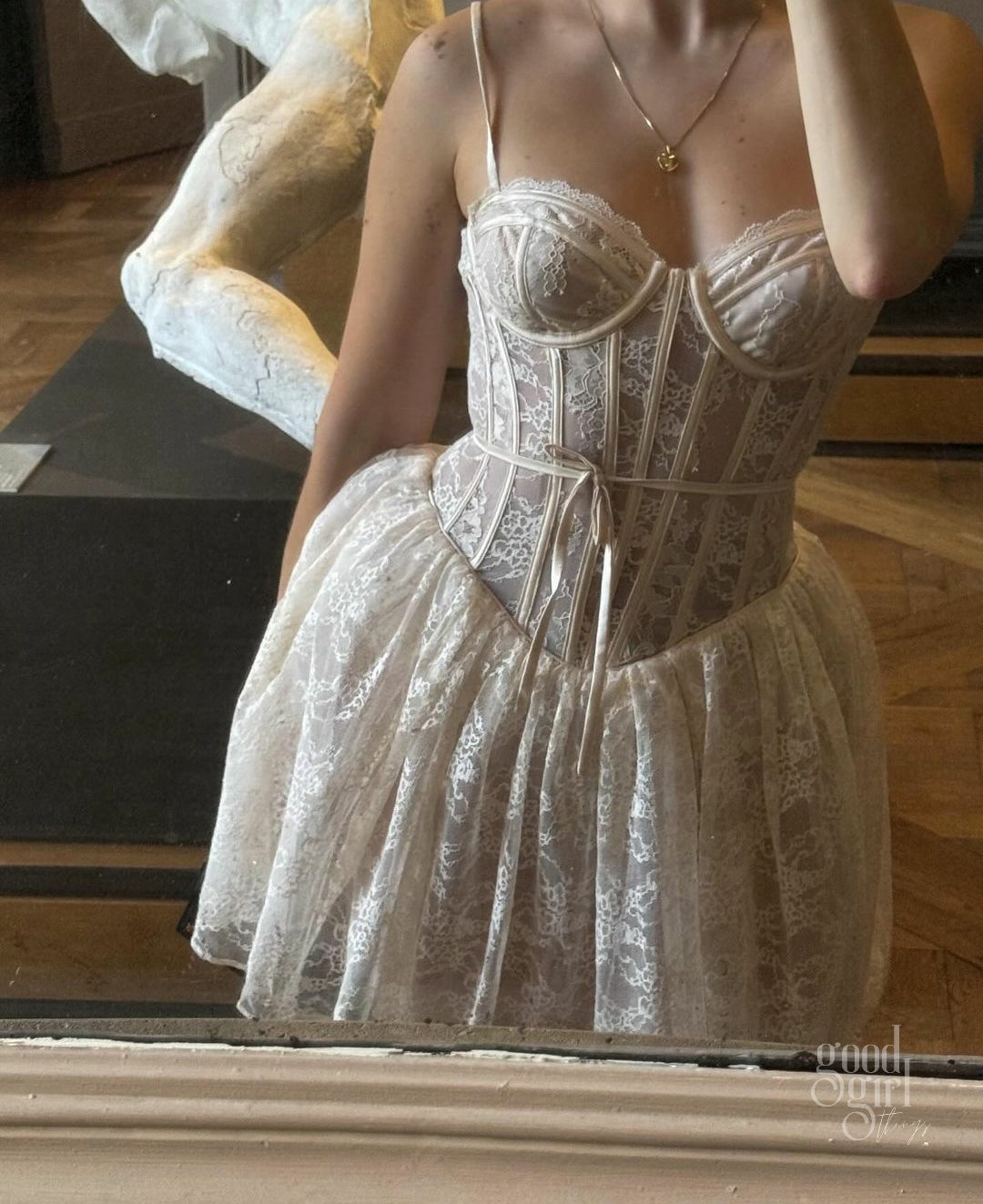 Daphne Lace Corset Mini Dress