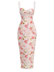 Neila Printed Strapless Maxi Dress