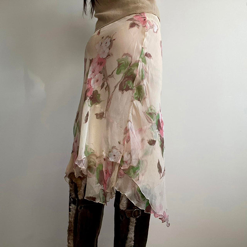 Lucia Floral Midi Skirt