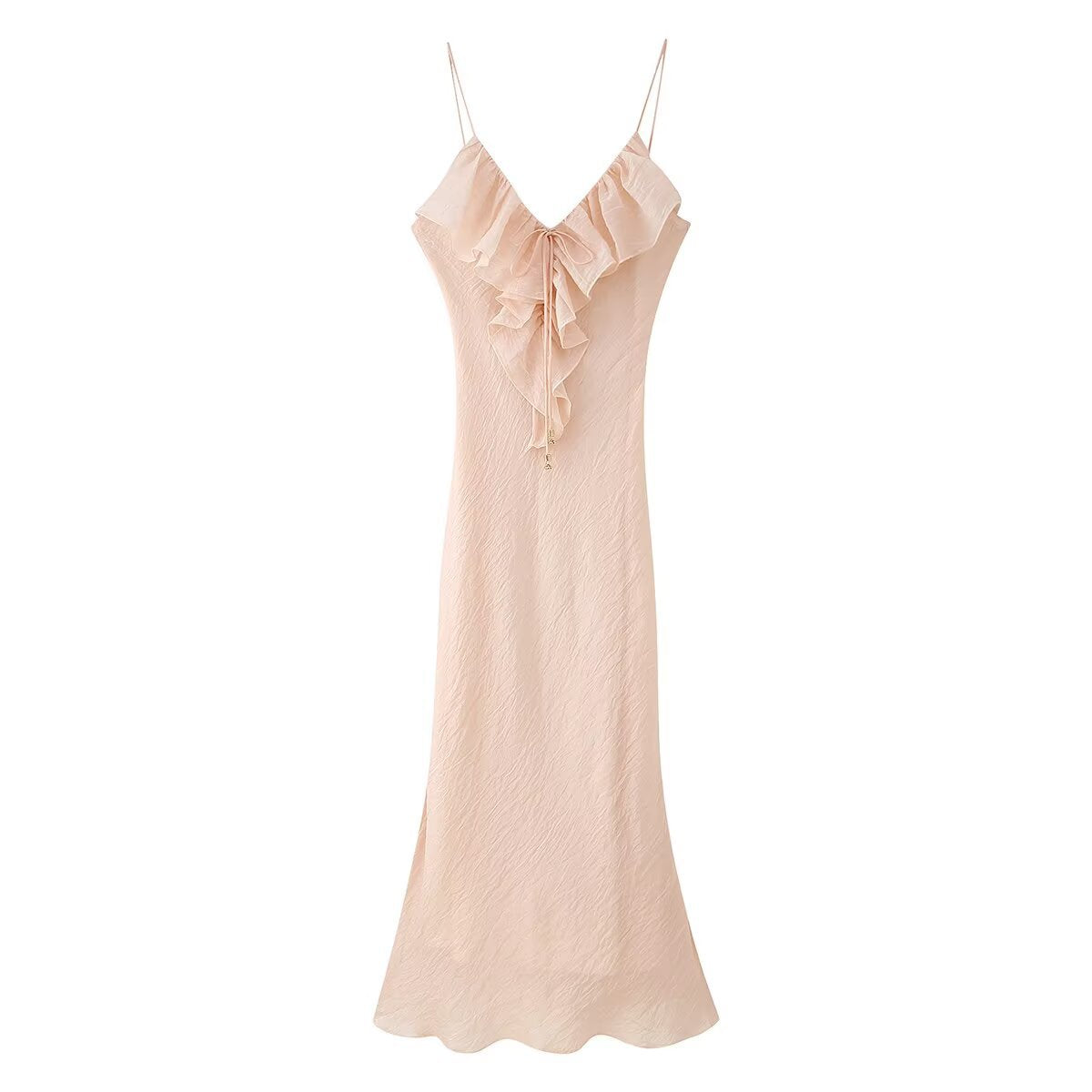 Sinai Tiered Slip Midi Dress