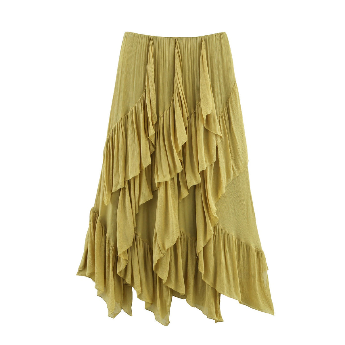 Yatzil Layered Irregular Maxi Skirt