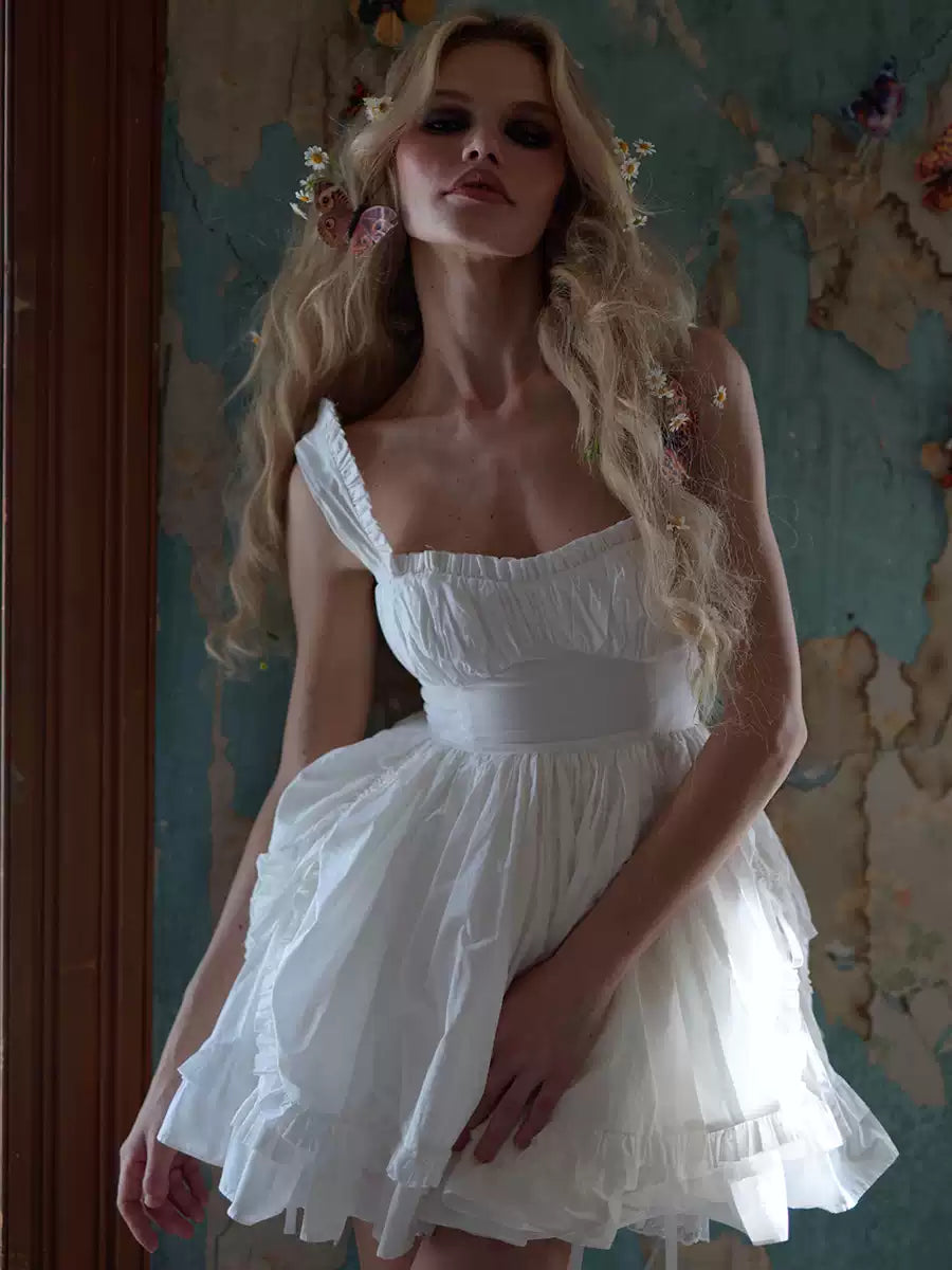 Eloise Ruffled Mini Dress