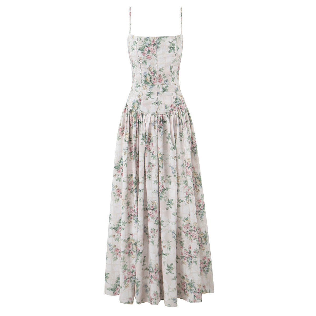 Lelani French Floral Midi Dress