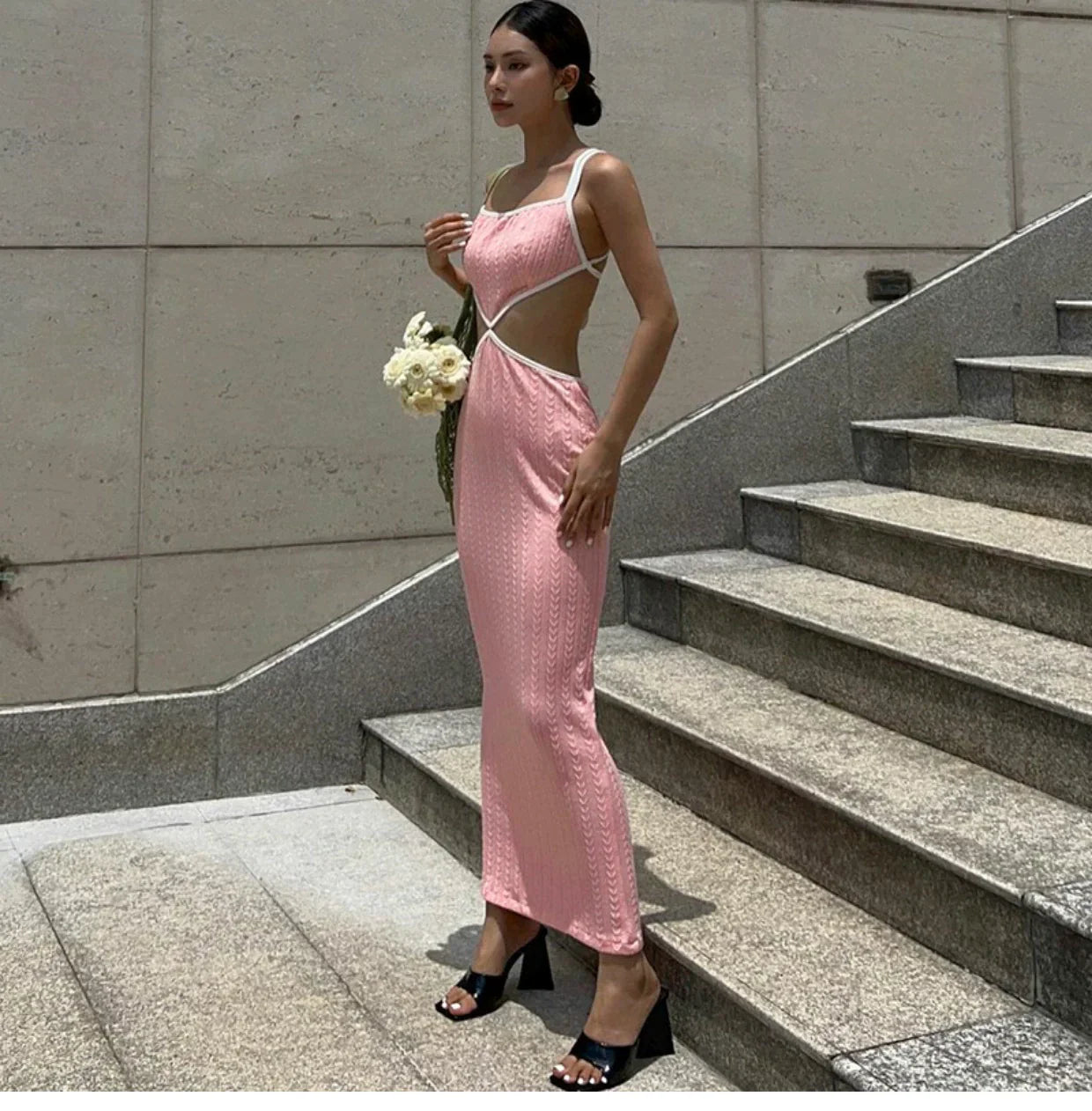 Debbie Backless Maxi Dress