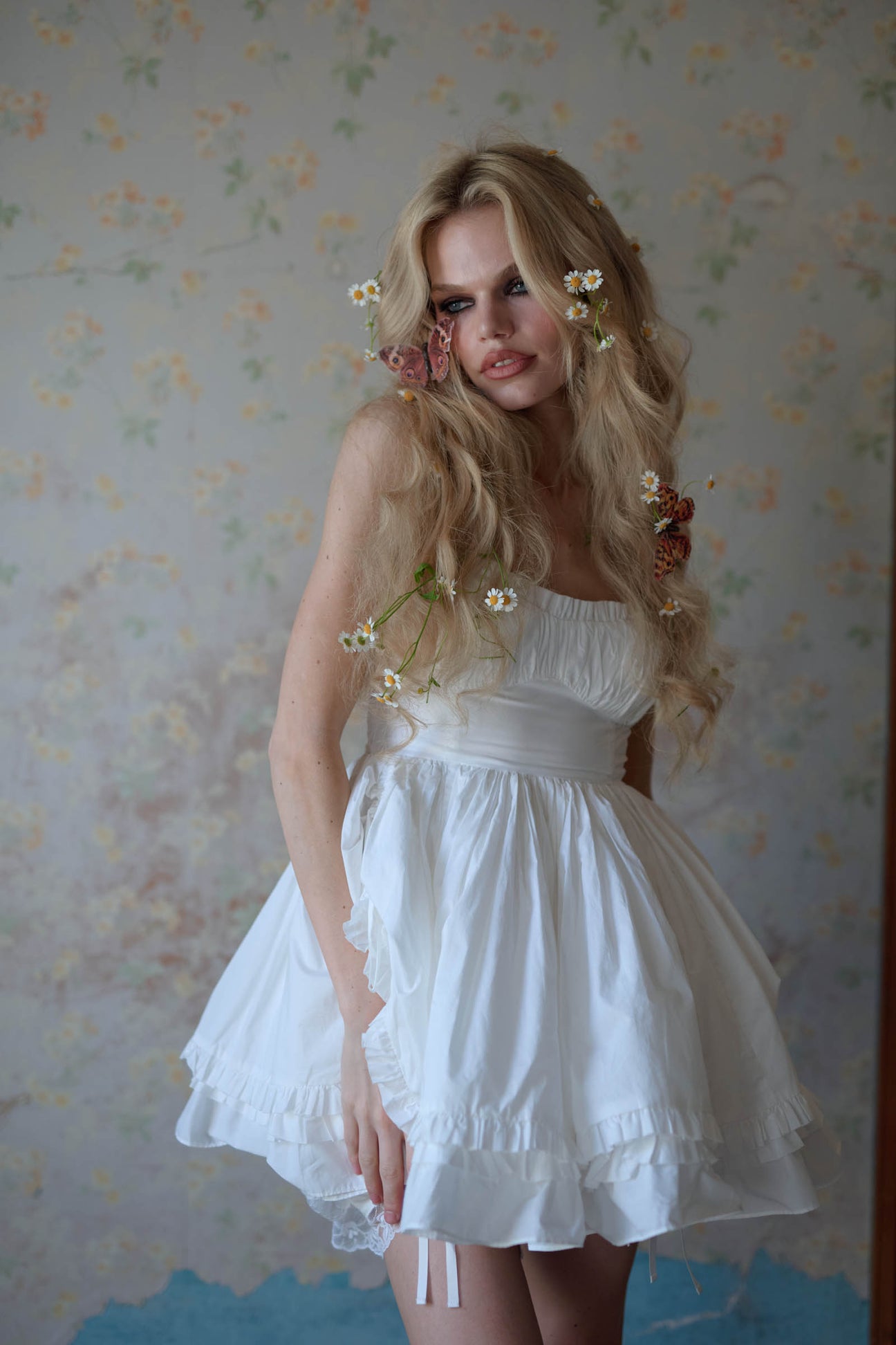 Eloise Ruffled Mini Dress