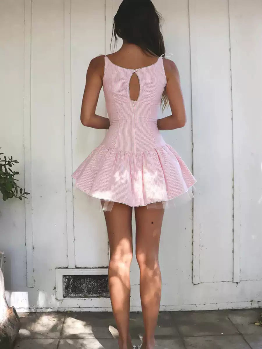 Annika Tulle Mini Dress