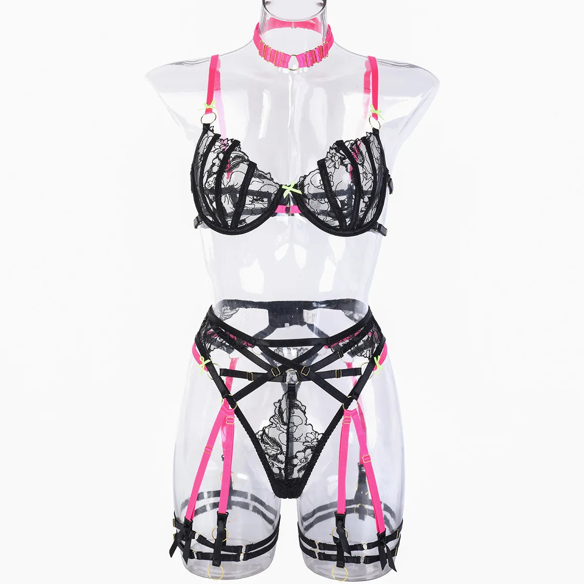 Panties and Bra Set Micro Threads Lingerie Femmes Underwear Sets Lingeres Bodysuits Briefs