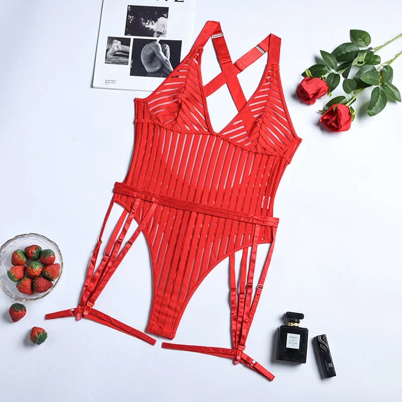 Romantic Bilizna Below Lingerie Sex Underwear Cutting Tight Vs Lingerieset Dames Thong Whole