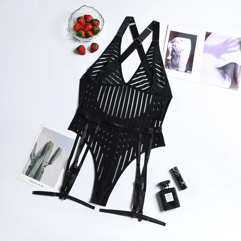 Romantic Bilizna Below Lingerie Sex Underwear Cutting Tight Vs Lingerieset Dames Thong Whole