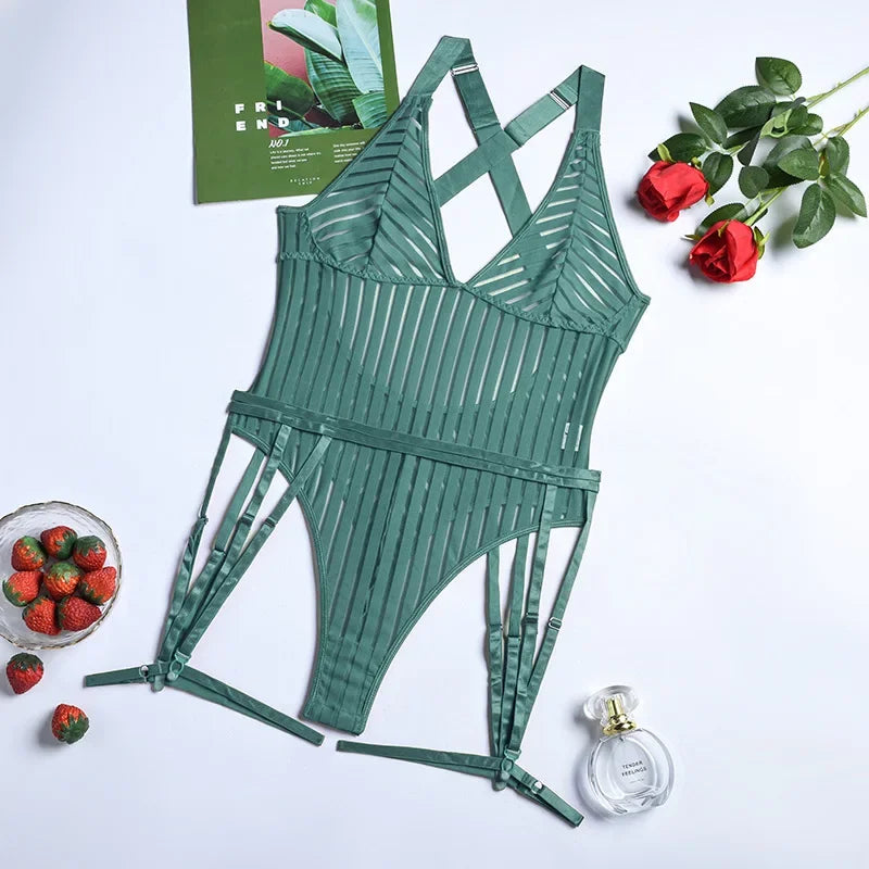 Romantic Bilizna Below Lingerie Sex Underwear Cutting Tight Vs Lingerieset Dames Thong Whole