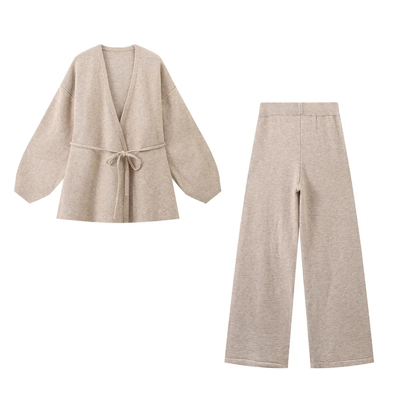 Golden Mist Knit Set