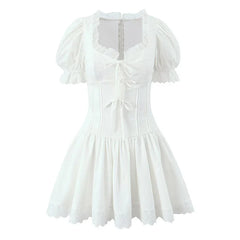 Velvet Cream Dress