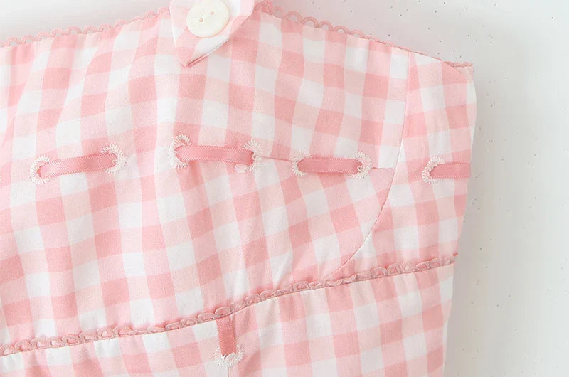 Playful Plaid Top