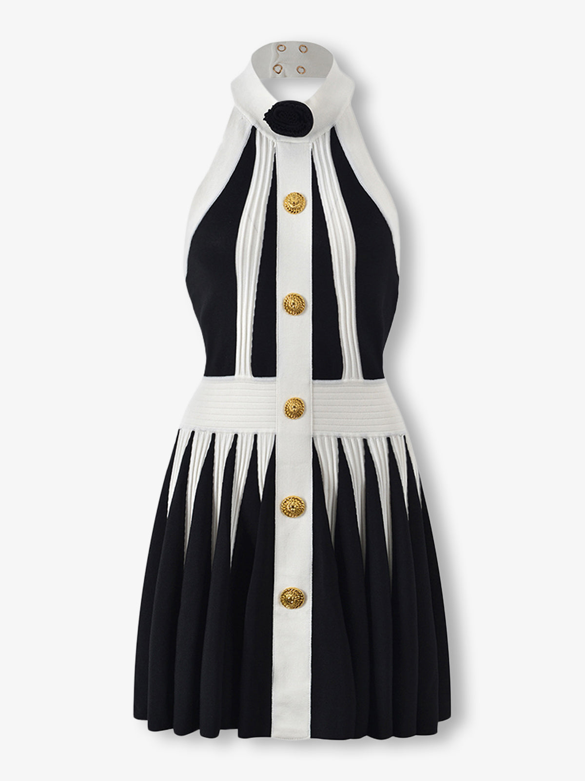 Milan feather mini dress