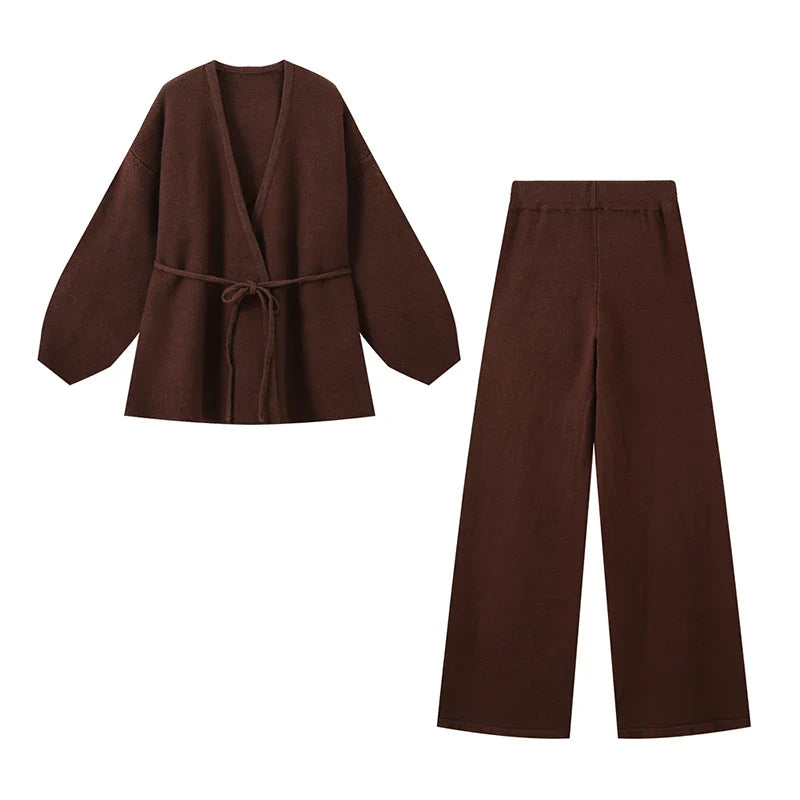 Golden Mist Knit Set