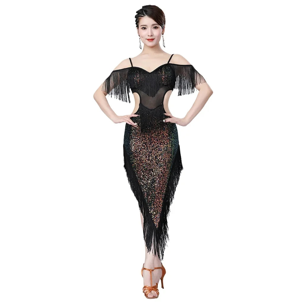Show Sequin Streetwear Vintage Elegant Dress Dress Party Club Stage