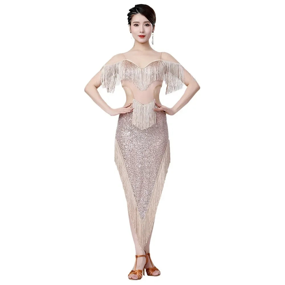 Show Sequin Streetwear Vintage Elegant Dress Dress Party Club Stage