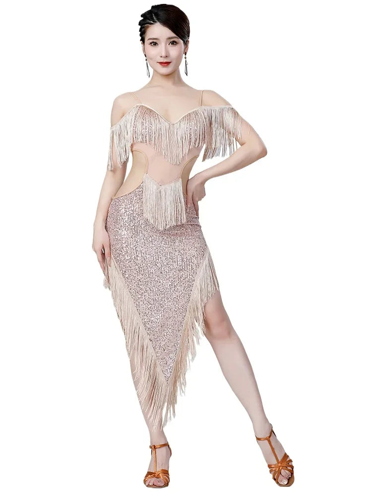 Show Sequin Streetwear Vintage Elegant Dress Dress Party Club Stage