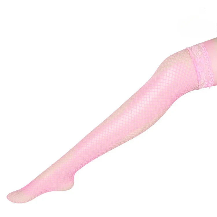 Toucheart 3D Lace Fishnet Stockings Lace Fishnet Stockings Tempting Fishnet Stockings Solid Color Underwear