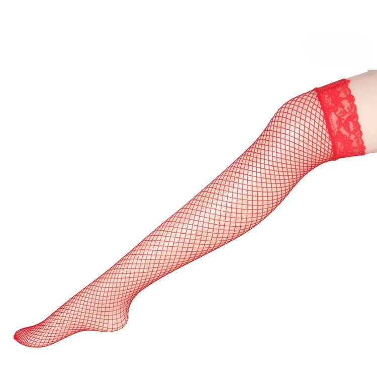 Toucheart 3D Lace Fishnet Stockings Lace Fishnet Stockings Tempting Fishnet Stockings Solid Color Underwear