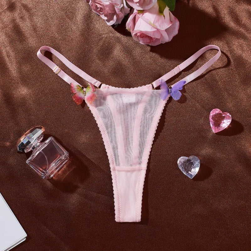 Toucheart Cute Lingerie Mesh Bow Knot Decor See-through Pure Desire Bodyshaping Erotic Romantic Intimate Lace Underwear Set