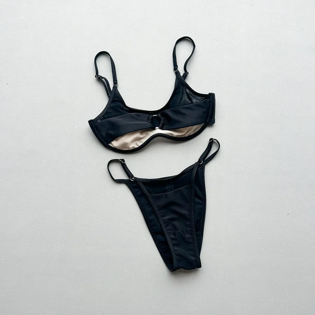 Toucheart Erotic Bikini Underwire Cross-border SplitsDelicate Pure Desire Intimate Swimsuit Swimsuit