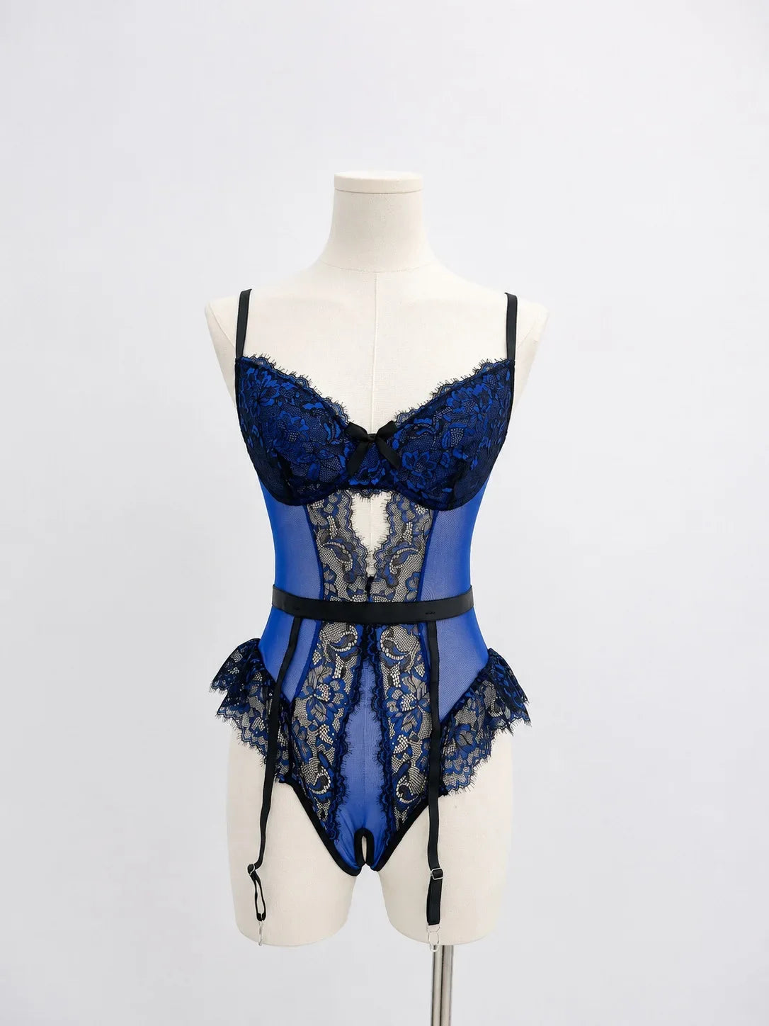Toucheart Erotic Bodysuit Suit Lace Bodysuit Strap Garter Delicate Intimate Charming Underwear