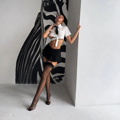 Toucheart Erotic JK Student Uniform Show Your Waist Pure Desire Romantic Charming Uniform Set