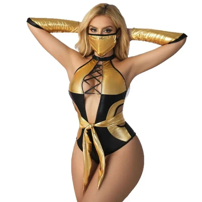 Toucheart Lingerie Female Lingerie Onesie Underwear Lace Mesh Nightgown Pajamas Sex Suit