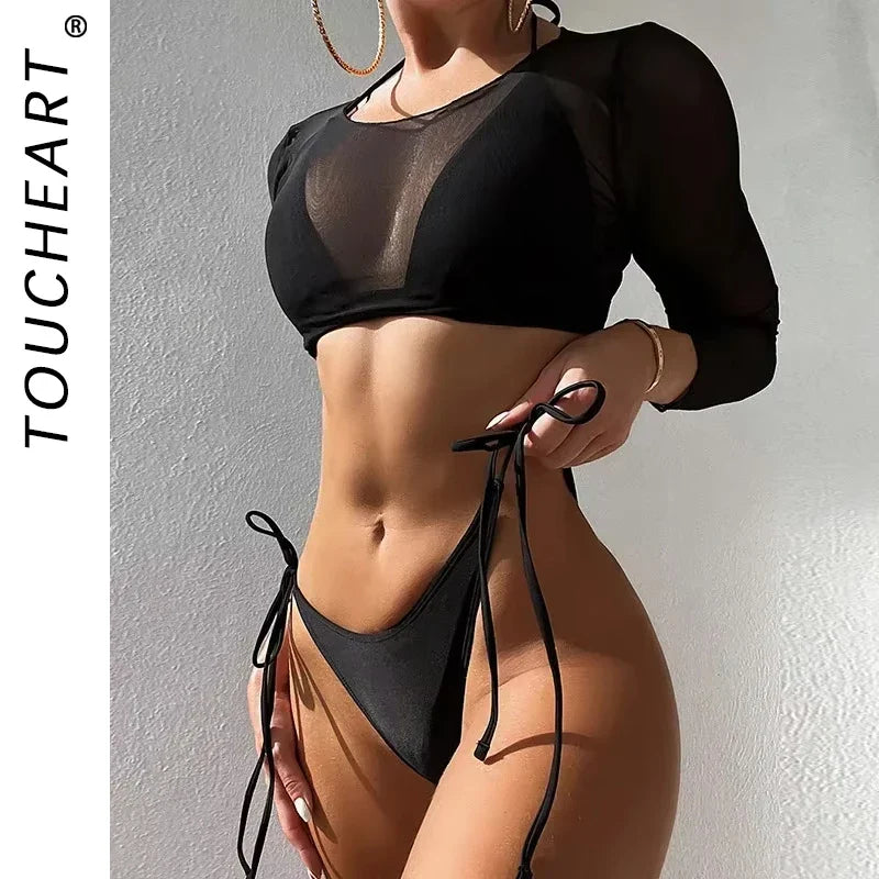 Toucheart Leopard Swimsuit Items Halter Micro Bikini Top Separately Print Bathing Suit Brazilian Low Waist Beachwear