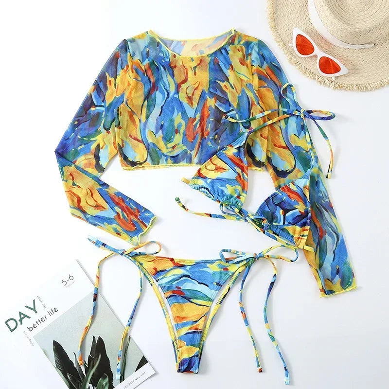 Toucheart Leopard Swimsuit Items Halter Micro Bikini Top Separately Print Bathing Suit Brazilian Low Waist Beachwear