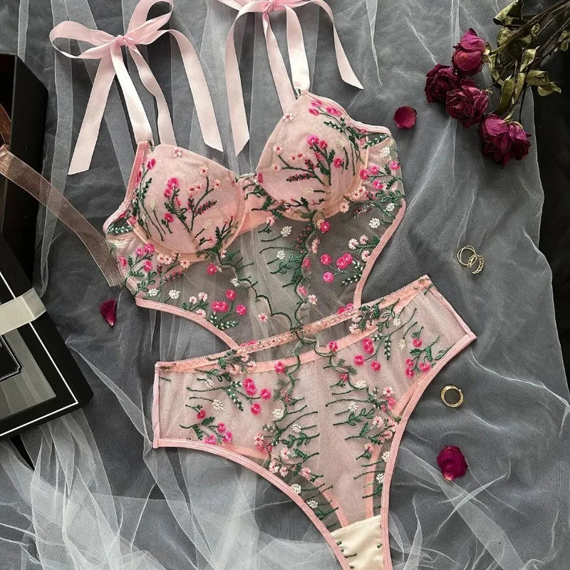 Toucheart Lingerie Bra and Panties Sets Lingeries Set Wear Set Female Lingerie Femmes Choice Thong