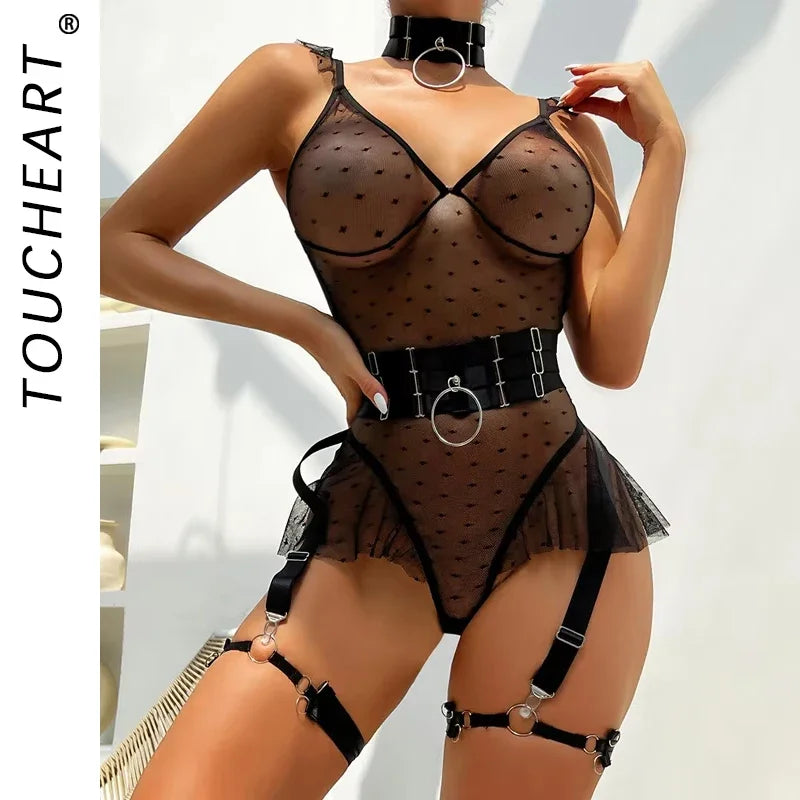 Toucheart Adult Underwear Sets Lingerie Super Things Push Up Bra and Underwear Set Romantic Lingeries