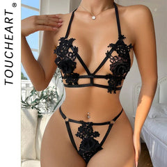 Toucheart Bra and Panties Sets Lingeries Set Lingerie Senxual Intimate Sets Thong