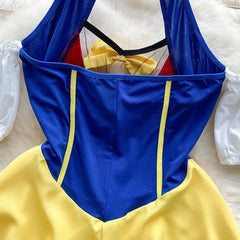 Toucheart Nightwear Off The Shoulder Lingerie Pajamas Sensual Role Play Erotic Halter Night Princess Dress