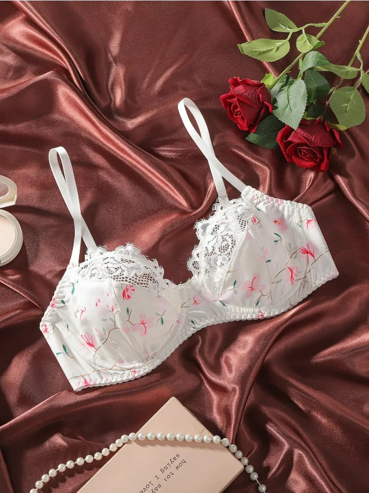 Toucheart Underwear Intimate Push Up Bra Exotic Sets Bra Set Lace Panties Mesh Lingerie Suit