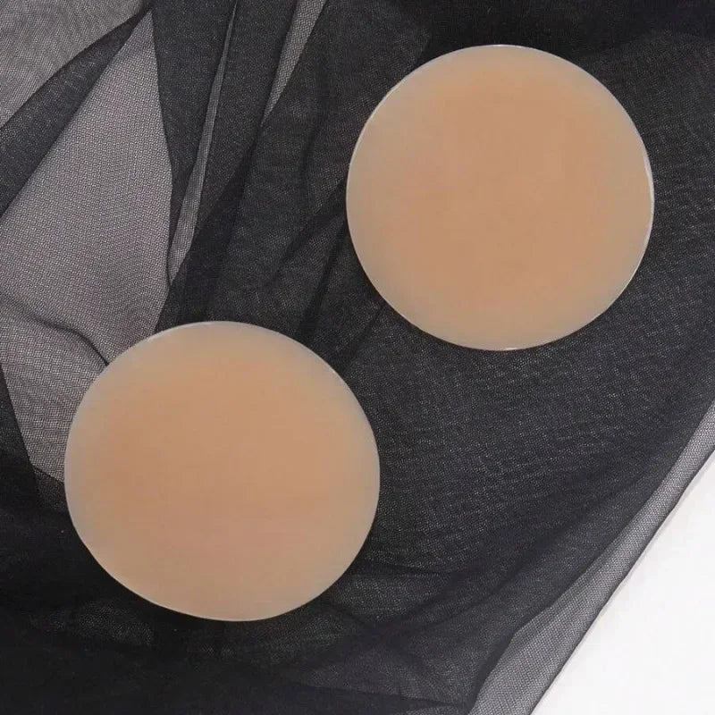 Toucheart Solid State Rubber Nipple Patch Invisible and Traceless Solid Chest Patch Breast Patch Nipple Decoration