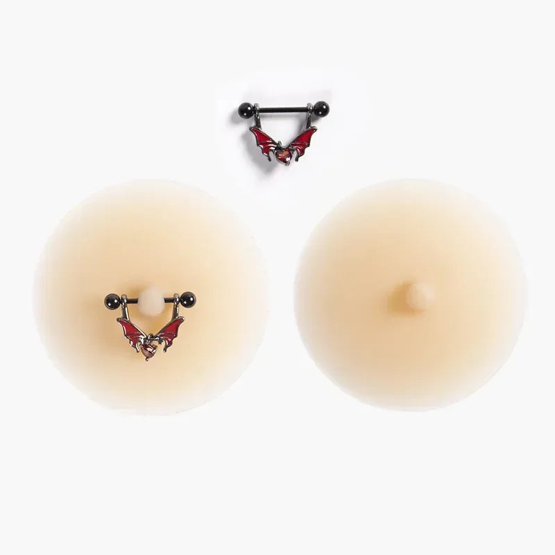 Toucheart Solid State Rubber Nipple Patch Invisible and Traceless Solid Chest Patch Breast Patch Nipple Decoration