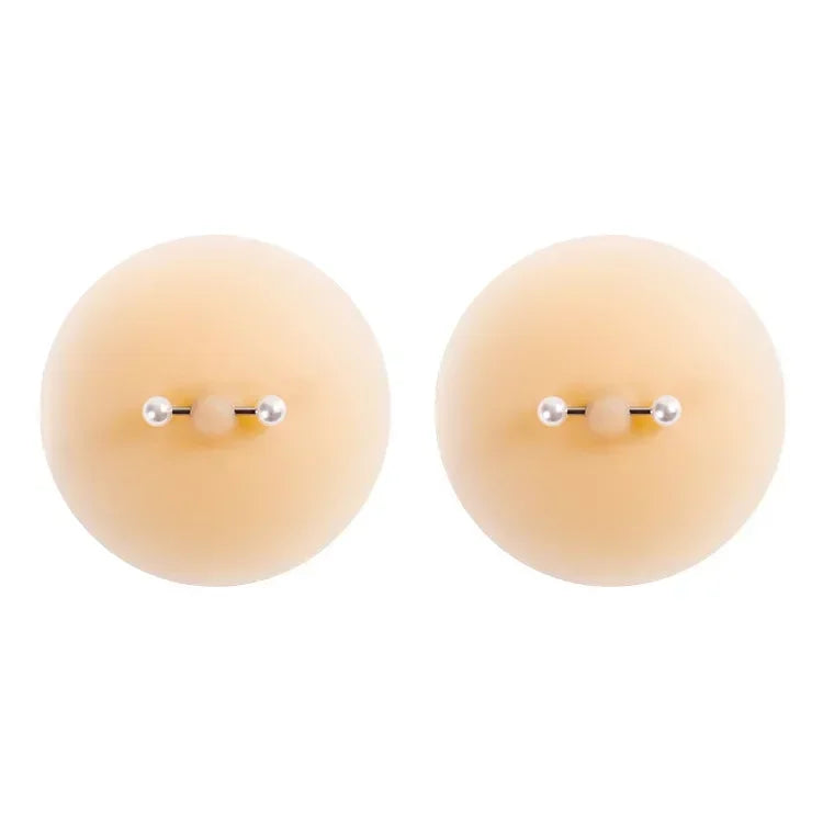 Toucheart Solid State Rubber Nipple Patch Invisible and Traceless Solid Chest Patch Breast Patch Nipple Decoration
